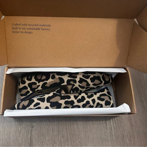Leopard Print Women's Loafers - Picture 4 of 8